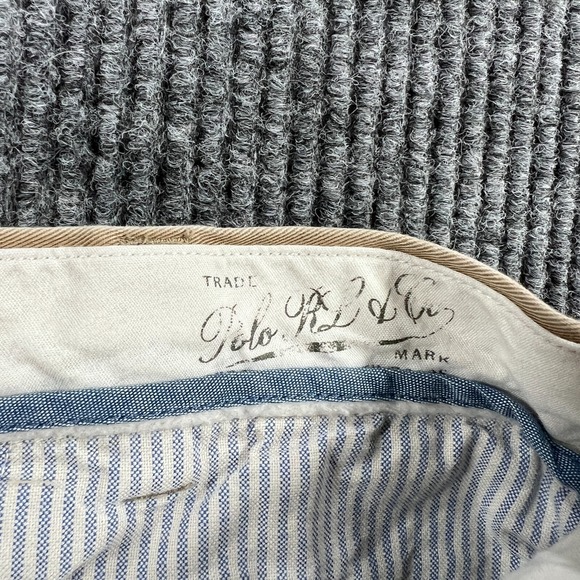 Polo Ralph Lauren Chino Pants Mens 38x32 Beige Classic Fit Casual Golf Outdoor - Picture 16 of 16